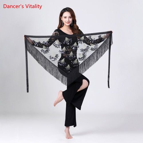 Riche Danse De Ceinture Des Vingt-Vie Danse Colorée Des Vingt Sciarpa De La Hanche De La Ceinture Du Panneau Extérieur Du Trian