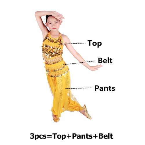 Costumes De Danse Du Ventre Pour Enfants,Danse Du Ventre Pour Filles,Ensemble De Danse Du Ventre Pour Enfants,Vêtements De Danse Du Ventre Pour Enfants,6 Couleurs Indiennes,Financièrement