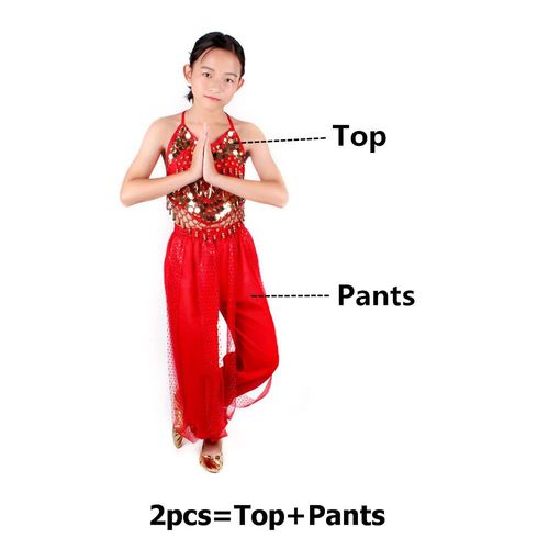 Costumes De Danse Du Ventre Pour Enfants,Danse Du Ventre Pour Filles,Ensemble De Danse Du Ventre Pour Enfants,Vêtements De Danse Du Ventre Pour Enfants,6 Couleurs Indiennes,Financièrement