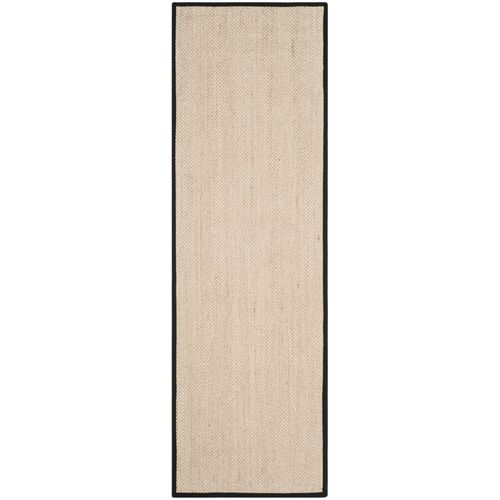 Tapis Sisal Noir 75 X 245