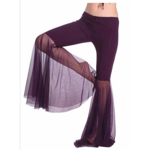 Pantalon De Danse Du Ventre En Mousseline Sexy Pour Femme,Pantalon Lanterne À Reflets,Ceinture,Senior,303