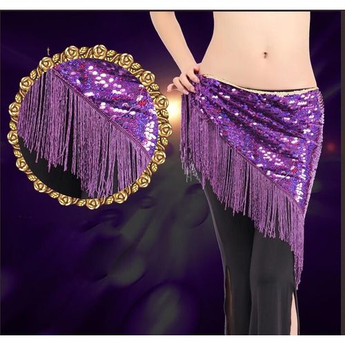 Ceinture De Danse Du Ventre Pour Filles,Écharpe De Hanche De Danse Du Ventre,Gland Sexy,Paillettes,Vêtements De Danse Du Ventre Pour Femmes