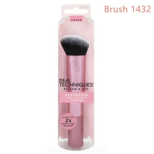 Ensemble De Pinceaux De Maquillage Pour Fond De Teint,Poudre,Blush,Fard À Barrage,Mélange Kabuki,Véritables Techniques,Pinceau De Maquillage,Outil De Beauté - Type Brush 1432 