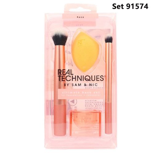 Ensemble De Pinceaux De Maquillage Pour Fond De Teint,Poudre,Blush,Fard À Barrage,Mélange Kabuki,Véritables Techniques,Pinceau De Maquillage,Outil De Beauté - Type Set 91574 