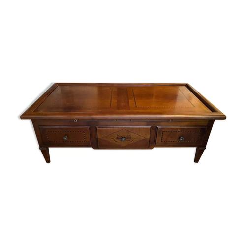 Table Basse En Bois Style Classique Marron