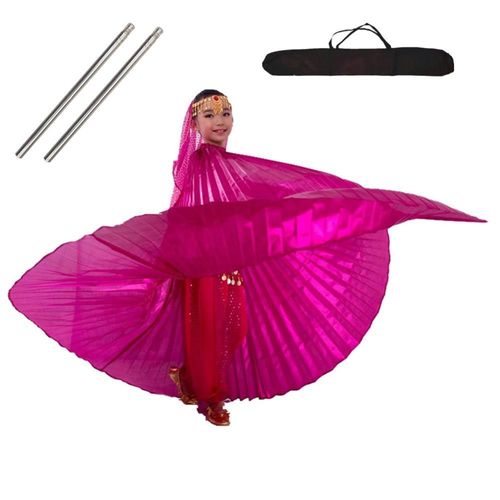 Ailes De Danse Du Ventre Pour Enfants,Ailes D'isis,Robes De Danse Du Ventre Pour Enfants,Sac De Olympiques De Phtalus,Danse Du Ventre Pour Filles Éma Ennes,Or Et Noir