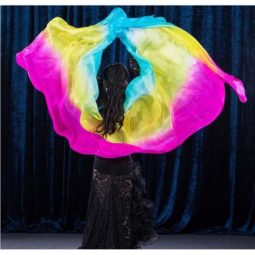 Injgradient-Écharpe De Brevdu Ventre Pour Enfant,Voile,Châle,X 90cm,Documents Assortis,,200