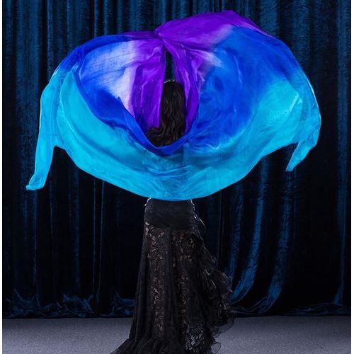 Injgradient-Écharpe De Brevdu Ventre Pour Enfant,Voile,Châle,X 90cm,Documents Assortis,,200