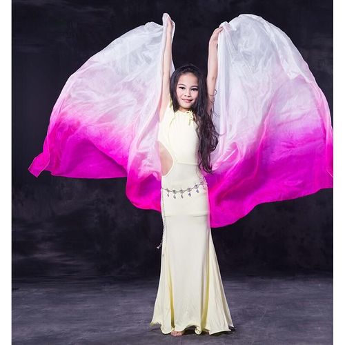 Injgradient-Écharpe De Brevdu Ventre Pour Enfant,Voile,Châle,X 90cm,Documents Assortis,,200