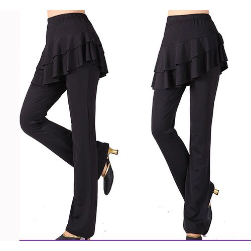 Pantalon De Danse Du Ventre Blanc Pour Femme,Vêtement D'entraînement Pour Adulte,Jupe Tribal