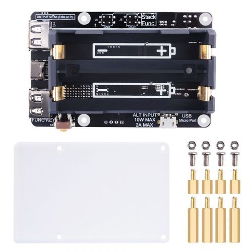 Carte D'extension D'alimentation Sans Interruption Raspberry Pi,Batterie Au Lithium 18650,Version Dé À Coudre Rtc Pendant Que Be Ching,5v,4a,Ups - Type Ups Module