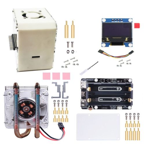 Carte D'extension D'alimentation Sans Interruption Raspberry Pi,Batterie Au Lithium 18650,Version Dé À Coudre Rtc Pendant Que Be Ching,5v,4a,Ups - Type Ups Case Kit