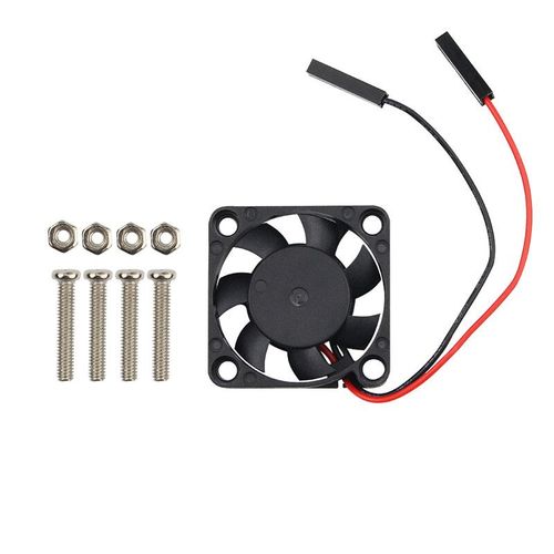 Ventilateur de refroidissement Raspberry Pi 4,3.3V/5V,2P,sans balais,CPU,refroidisseur divisé pour Raspberry Pi 4 modèle B/3B Plus/Orange Pi PC - Type Split Fan