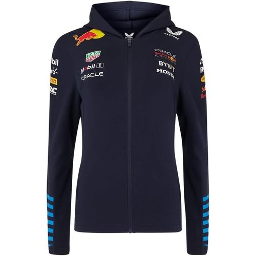 Sweat À Capuche Zippé Officiel Femme Oracle Rb Racing Teamline - Bleu