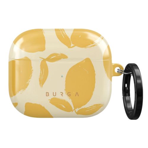 Coque pour AirPods 3 Anti-rayures Modèle Lemon Tart BurgaJaune