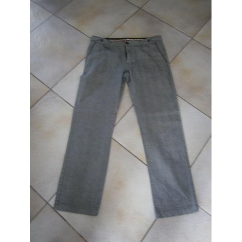 Pantalon Homme 42 Marque Zara Gris De Poule