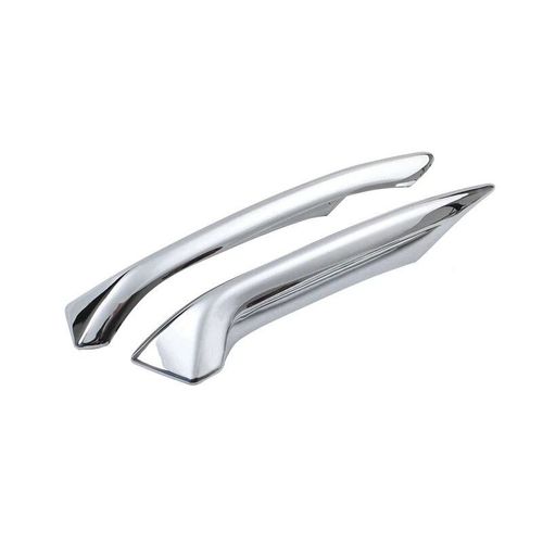 Couvercle De Phare Antibrouillard Avant De Voiture Pour Nissan Qashqai J11 2018-2020,Couvercle De Paupière Arrière,Garniture Abs - Type 2pcs Front Fog Lamp