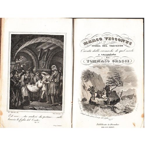 Marco Visconti. Storia Del Trecento Cavata Dalle Cronache Di Quel Secolo E Raccontata. Grossi Tommaso Editore: Carlo Schiepatti, Torino, 1834