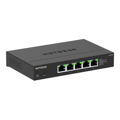 NETGEAR 300 Series Plus - Commutateur - multi-gigabit - Géré - 5 x 100/1000/2.5G - de bureau, fixation murale