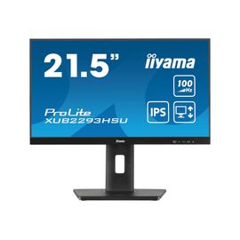 iiyama ProLite XUB2293HSU-B7 - Écran LED - 21.5" - 1920 x 1080 Full HD (1080p) @ 100 Hz - IPS - 300 cd/m² - 1000:1 - 1 ms - HDMI, DisplayPort - haut-parleurs - noir, mat