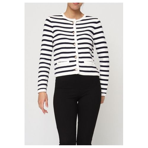 Gilet Cardigan Blanc Femme