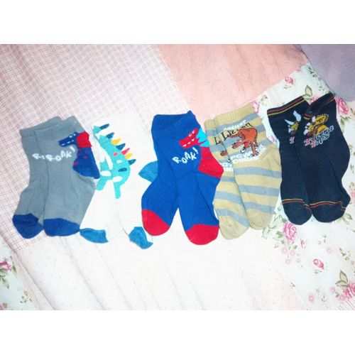 Lot De 5 Paires De Chaussettes Colorées 5/6 Ans.
