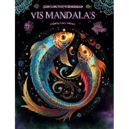 Vis Mandala's | Kleurboek Voor Volwassenen | Ontwerpen Om Creativiteit Te Stimuleren