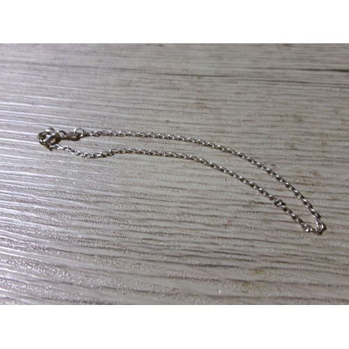 Bracelet Fine Chainette En Argent 925 - 16 Cm
