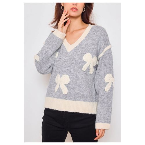 Pull Gris Femme