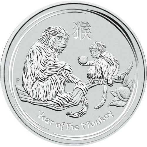 Perth Mint Australia Pièce Argent 1 Oz / 1 Once Lunar Series Ii Année Du Singe (Year Of The Monkey) 2016