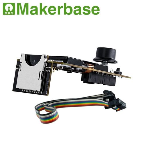 MKS-Mini Écran à Cristaux Liquides,Contrôleur d'Affichage,Moniteur LCD pour Imprimante 3D,V3.0,12864 GLCD- Front SD[A3]