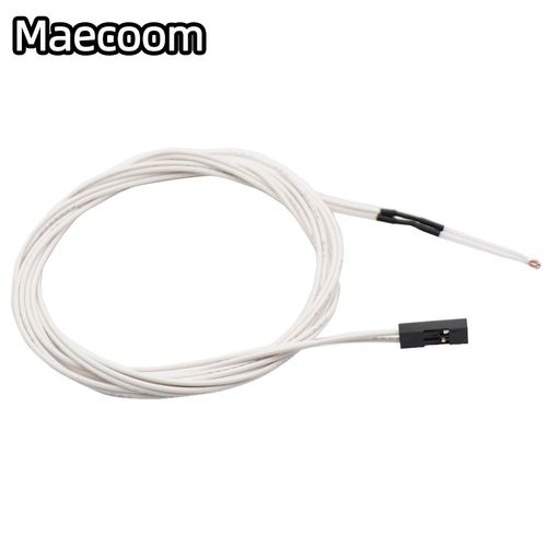 Thermistance pour imprimante 3D,capteur de température NTC 3950 1% line 100 & 150cm 100K avec XH2.54 - With Dupont Terminal-20pcs