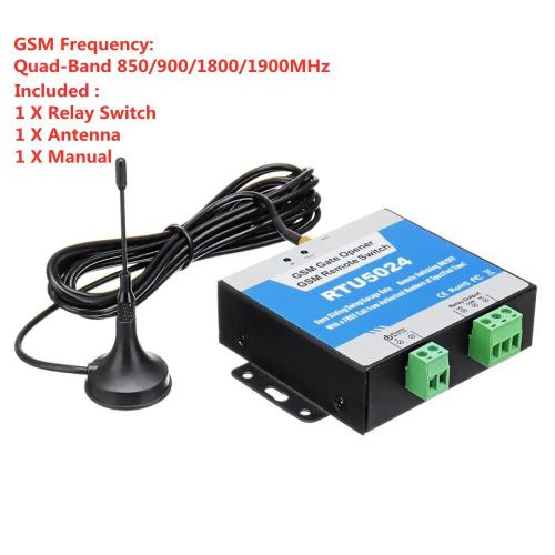 Ouvre-porte automatique Goor GSM 4G LTE,commutateur de relais pour ouverture de porte de Garage à balançoire - RTU5024 Gsm Relay
