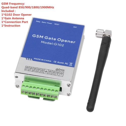 Ouvre-porte automatique Goor GSM 4G LTE,commutateur de relais pour ouverture de porte de Garage à balançoire - G102 Gsm Relay