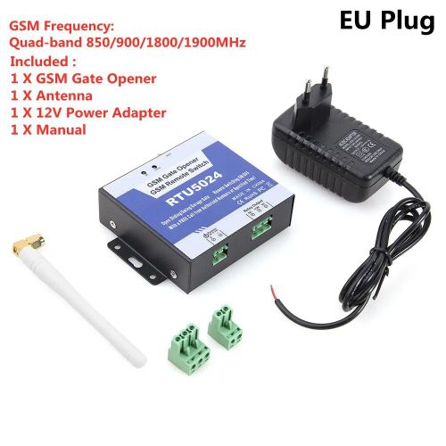 Ouvre-porte automatique Goor GSM 4G LTE,commutateur de relais pour ouverture de porte de Garage à balançoire - RTU5024 EU