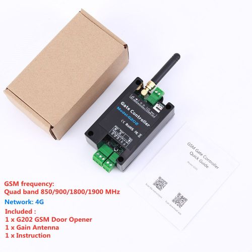 Ouvre-porte automatique Goor GSM 4G LTE,commutateur de relais pour ouverture de porte de Garage à balançoire - G202 4G[D92]