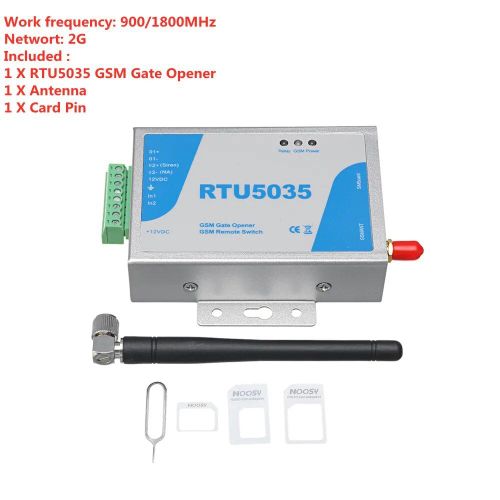 Ouvre-porte automatique Goor GSM 4G LTE,commutateur de relais pour ouverture de porte de Garage à balançoire - RTU5035 Gsm Relay