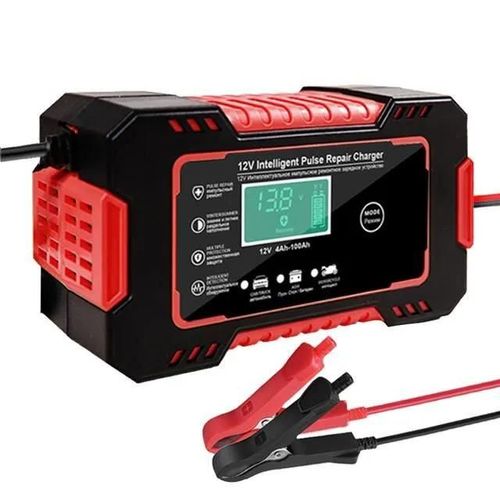Chargeur De Batterie De Voiture Automatique Écran Numérique Puissant 12v Auto Camion