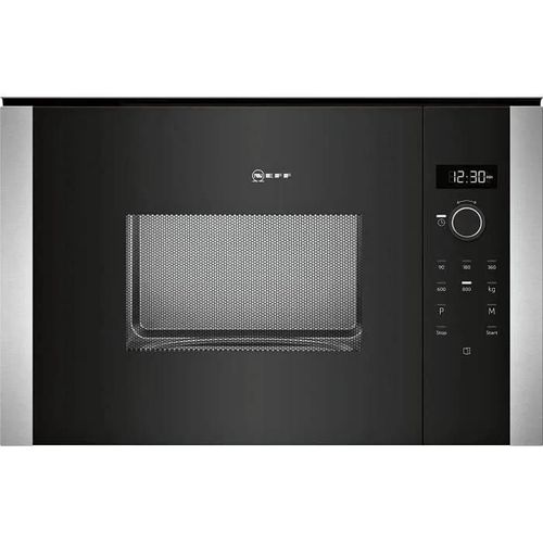 Micro ondes Encastrable Neff HLAWD23N0 - Micro-Ondes Integrable Inox et noir - 20 litres - 800 W