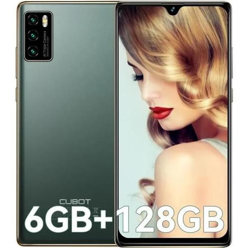 Smartphone CUBOT P50 Android 11 6Go+128Go 4G Dual SIM NFC Vert