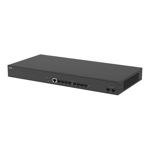 Axis D8308 - Commutateur - aggrégation de fibres - Géré - 8 x 10 Gigabit SFP+ + 2 x 25 Gigabits SFP28 - de bureau, Montable sur rack - Conformité TAA
