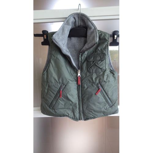 Blouson Sans Manches Réversible 6/8 Ans