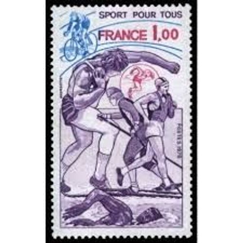 Sport Pour Tous Année 1978 N° 2020 Yvert Et Tellier Luxe