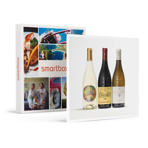 Sélection Châteauneuf-Du-Pape : 3 Vins De Renom Livrés À Domicile - Smartbox - Coffret Cadeau Gastronomie