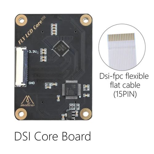 Écran tactile LCD pour Raspberry Pi,pièces d'imprimante 3D,Core DIS,Hdmi,VzBoT Voron,4,3B Plus,2B,FLY hospit43 - DSI Core Board