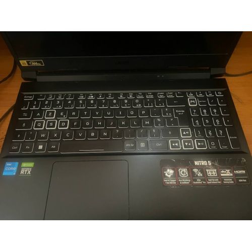 ACER NITRO 5 15.6" Intel Core i5-11400h - Ram 16 Go - DD 512 Go