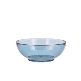 Saladier En Verre Bleu 24 Cm