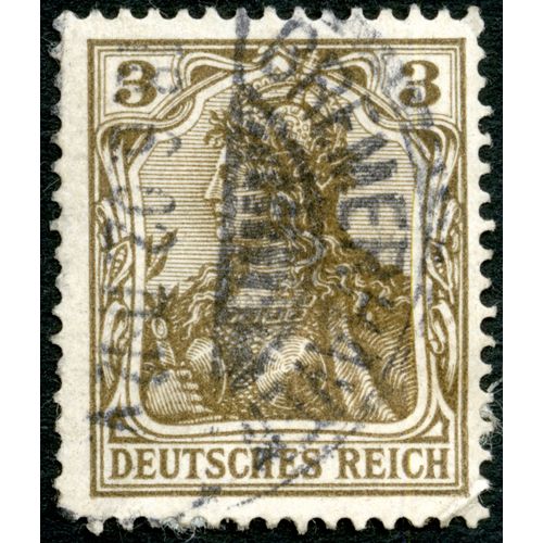 Timbre Oblitéré Deutsches Reich 3