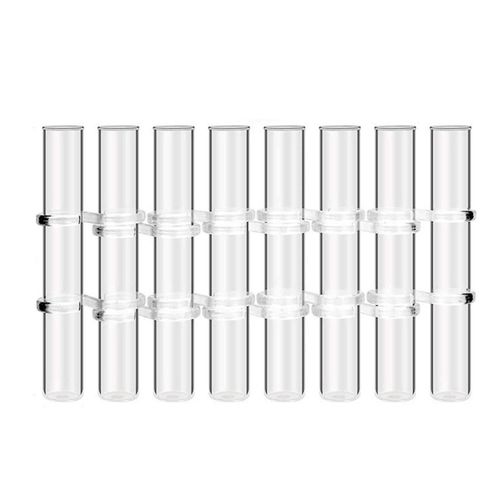 8 Pcs Vase À Fleurs À Charnière En Verre Transparent Tube À Essai Suspendu Porte-Fleur Pour La Décoration D¿intérieur, L
