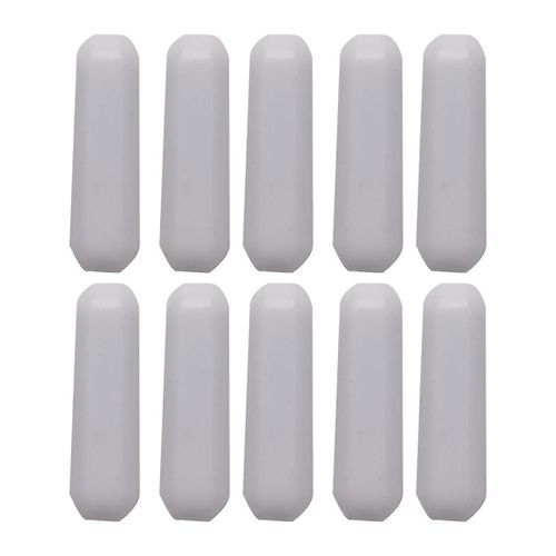 10 Pièces Ptfe Magnétique Agitateur Mélangeur Barre D¿Agitation Laboratoire Bar Agitateur Plaque Aimant Tige D¿Agitation Magnétique (7x25mm)